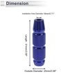 thumbnail image 4 of Unique Bargains 0.71" Motorcycle Slider Frame Aluminum Alloy Plastic Wheel Fairing Protection Crash Pad Protector Guard 0.98" 3.58" Blue 2 Set, 4 of 7