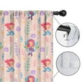thumbnail image 4 of Blackout Kids Curtains,Mermaid Princess Sea Pattern Childrens Insulated Curtains Set Of 2,Bedroom Essentials,Toddler Room Decor 52"x84", 4 of 5