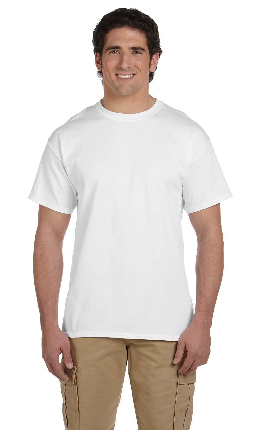 Hanes The Hanes 52 oz, 50/50 EcoSmart TShirt WHITE S Walmart