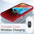 thumbnail image 6 of JETech Case for iPhone 14 Plus 6.7-Inch, Shockproof Phone Bumper Cover, Solid Color Matte TPU Frame, Anti-Scratch Clear Back (Red), 6 of 6