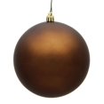 thumbnail image 1 of Vickerman N596076M 2.4 in. Mocha Matte Christmas Ornament Ball - 60 per Box, 1 of 1
