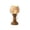 1 Pc-B, variant on MYUNNIL Rustic White Pumpkin Tealight Candle Holder, Autumn Farmhouse Vintage Wooden Pumpkin Lamp with Bow, 6 Inch Mini Cute Halloween Table Centerpiece for Fireplace Shelf Desk Home Decor