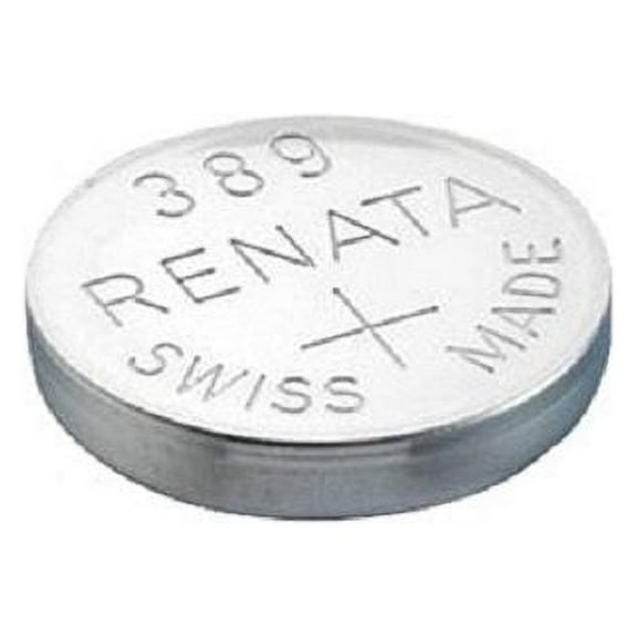Renata #389 Silver Oxide Battery - 5 Pack
