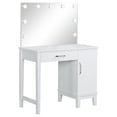 thumbnail image 3 of Elijah Vanity Set with Lighting & Stool White and Dark Grey, 3 of 6