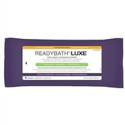 Medline ReadyBath Luxe Antibacterial Body Bathing Cloth, Scented, 8 Count
