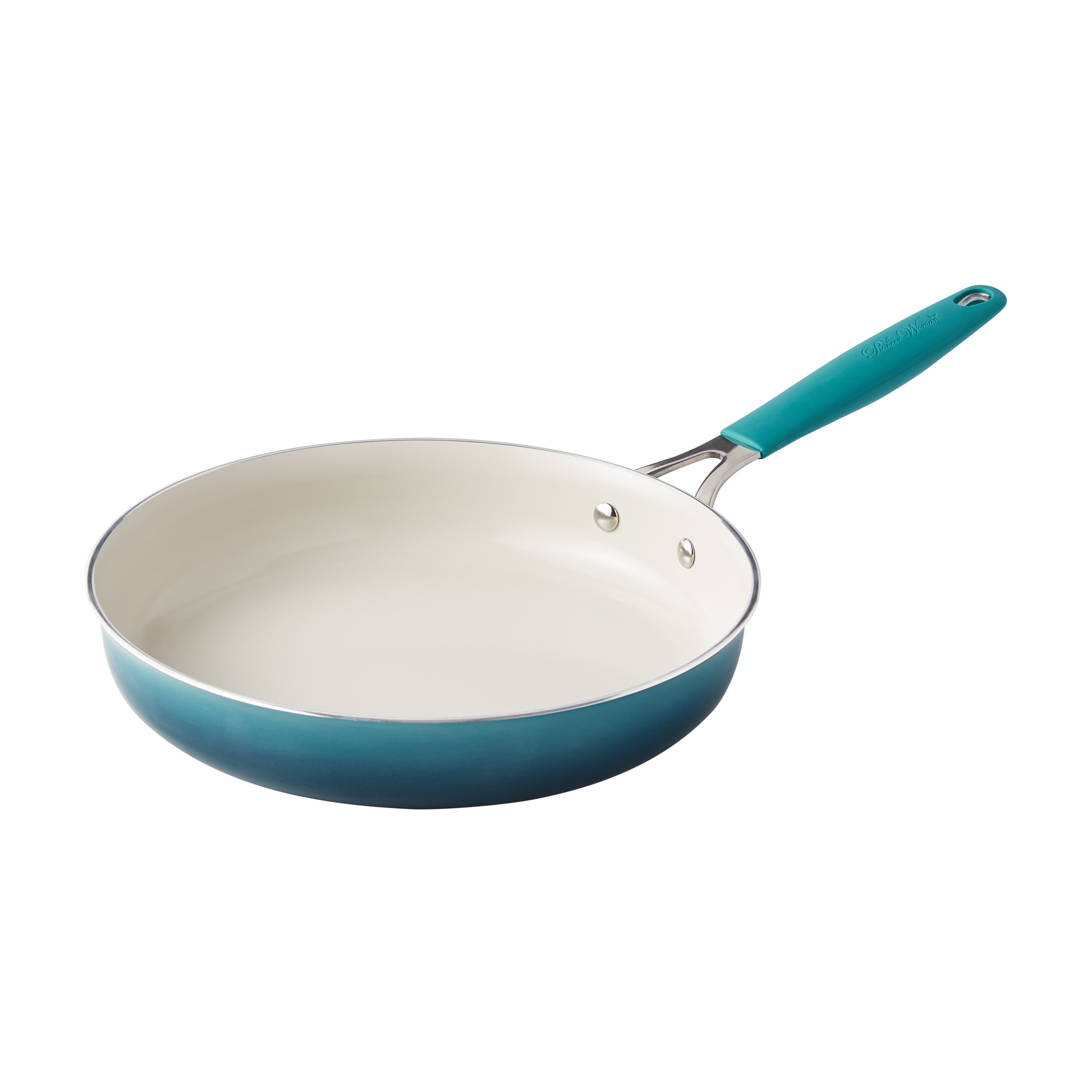 The Pioneer Woman 12-Piece Classic Belly Ceramic Cookware Set, Porcelain Enamel, Ombre Teal - image 5 of 11