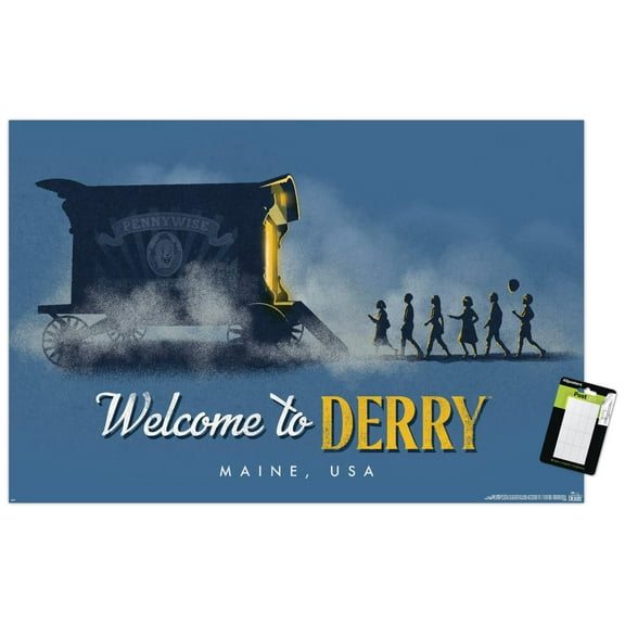 IT: Welcome to Derry (2025) - Pennywise Wagon Wall Poster, 22.375" x 34"