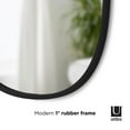 thumbnail image 3 of Umbra Hub Oval Wall Mirror,Black, 3 of 6