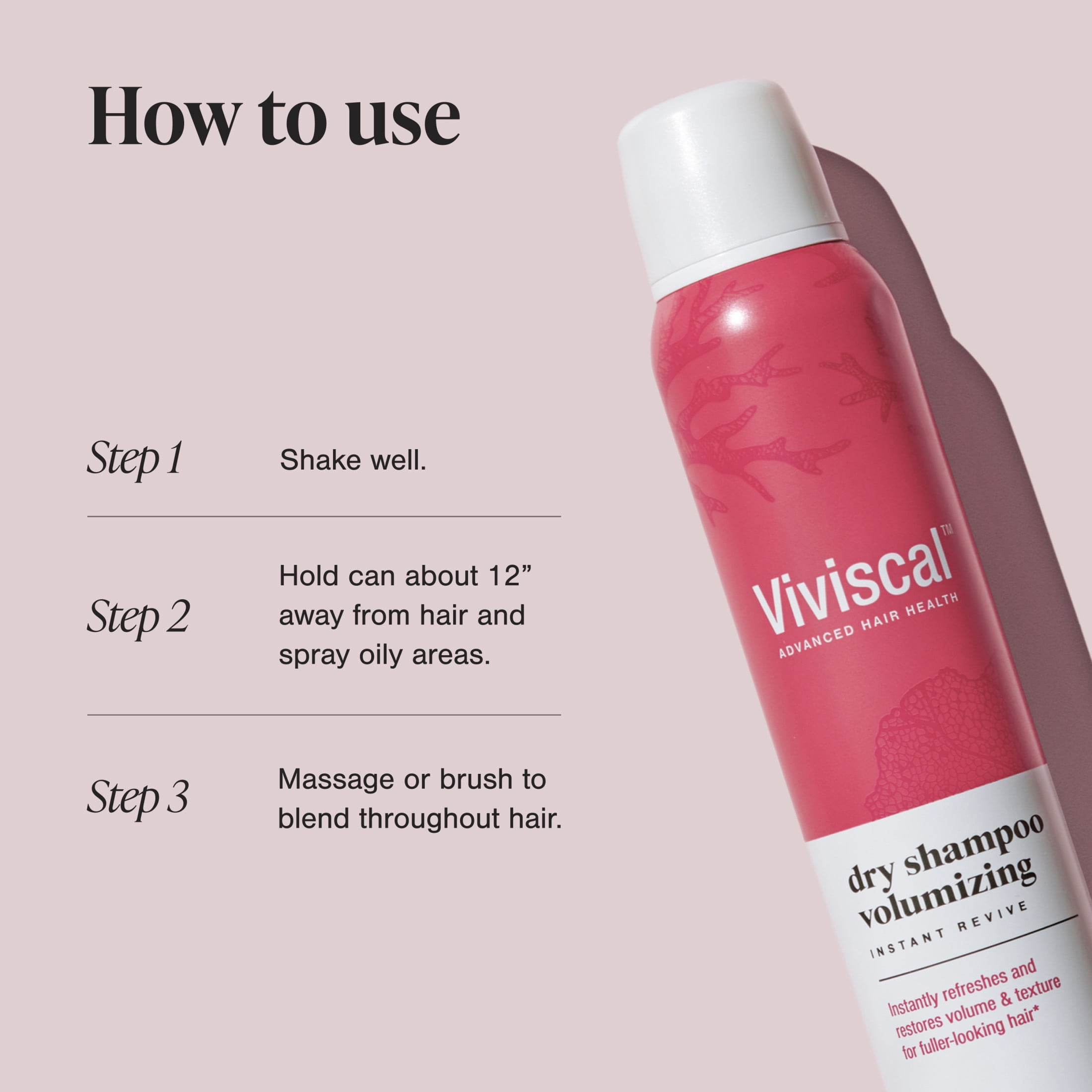 Viviscal Volumizing Dry Shampoo, Removes Oil to Refresh and Restore Hair Volume and Texture, 3.81 oz