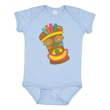 

Inktastic Happy Tiki Face Gift Baby Boy or Baby Girl Bodysuit