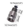 thumbnail image 6 of Heavy Duty 1/2-20UNF 1.5-13mm Keyless Drill Chuck Hex Shank/SDS-Socket Square Female Adapter Hardware Tool Professional, 6 of 7