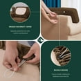 thumbnail image 5 of CHUN YI Housse de Canapé Extensible en Spandex à Carreaux Housse de Coussins de Dossier Séparé, 5 of 5