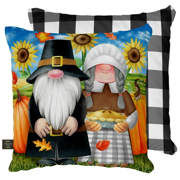 Briarwood Lane Thanksgiving Gnomes Pillow