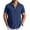 Navy Blue, variant on COOFANDY Short Sleeves Button Down Shirt Casual Shirts for Men Beach Wedding Shirts