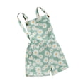 thumbnail image 2 of Douhoow Toddler Baby Girl Daisy Overalls 12 18 24 Months 3 4 5 6 Years Kids Floral Suspender Pocket Shorts Sleeveless Adjustable Strpas Short Jumpsuits, 2 of 9