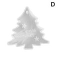 thumbnail image 1 of C Christmas Pendant Resin Mold Snowflake Christmas Tree Epoxy Silicone Mould H2H R2Y6, 1 of 9