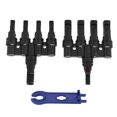 thumbnail image 1 of Solar Branch Connector, 1500V DC 50A 2Pcs Solar T Connector 1 To 4 With Wrench For Industry, 1 of 8