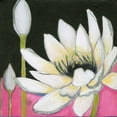thumbnail image 2 of Fuchs, Jodi 15x15 White Modern Wood Framed Museum Art Print Titled - Bliss Lotus III, 2 of 4