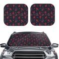 thumbnail image 2 of Gukieu Ping Pong Print Car Windshield Sun Visor, Foldable Anti-UV Car Sun Visor Suitable for Vans, Trucks Car Accessories-Large, 2 of 6