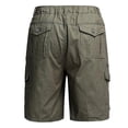thumbnail image 3 of uikmnh Shorts Men Men's Cargo Shorts with Multiple Pockets Loose Fit Casual Straight Leg Pants Size:L, 3 of 5