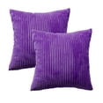 thumbnail image 1 of Paquete de 2, Funda de cojín cuadrada decorativa suave de pana, fundas de cojín, decoración del hogar, decoración para sofá, cama, silla, 10 x 20 pulgadas/30 x 50 cm Sincero Hogar, 1 of 3