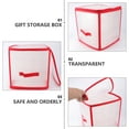 thumbnail image 3 of Hytrove 1Pack Foldable Container with Multi-layers for Christmas Tree Storage and Giving 11x12in, 3 of 8