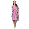 thumbnail image 6 of Layla Women’s Sleepwear 39” Knit Caftan, XS-5X, 6 of 6