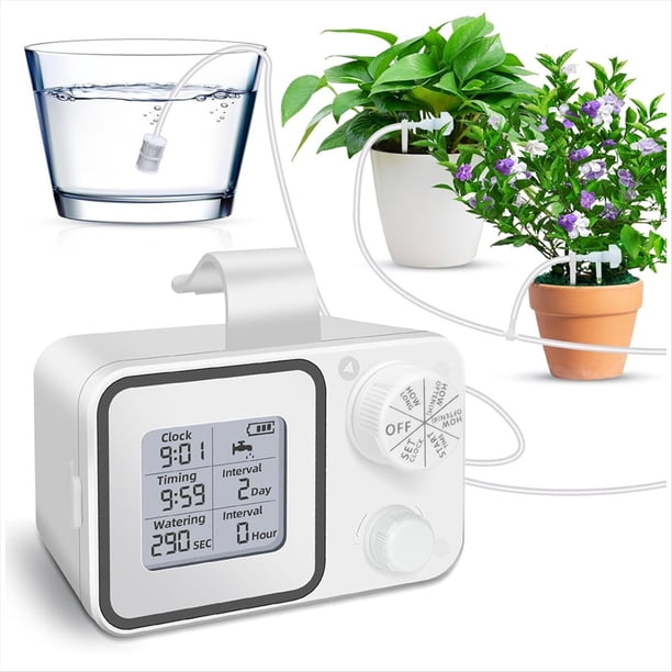 de Riego Automático con Goteros Ajustables Kit de Riego por Automático con Programación de Riego Personalizada