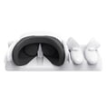 thumbnail image 6 of Compatible with Meta Quest 3/3S VR Headset Charging Dock Station 2-in-1 Battery Charger Base with Wireless Charging-White, 6 of 7
