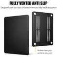 thumbnail image 6 of IC ICLOVER for MacBook Neo 13 inch A3404 (2026), Snap on Hard Shell & Keyboard Cover & Screen Film for MacBook Neo 13" with A18 Pro Chip, Black, 6 of 8