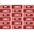thumbnail image 1 of Ahgly Company Machine Washable Indoor Rectangle Transitional Red Area Rugs, 2' x 4', 1 of 7