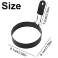 thumbnail image 4 of Noothes Egg Shaper For Frying Pan Heart Shape Pancakes Mold Pancake Ring Fried Egg Ring Square Egg Mold Multi Shape Breakfast Set, 4 of 5