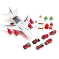 thumbnail image 2 of SHCKE Police Car Toys Set with Transport Cargo Airplane Educational Vehicles Toy Car Set for 2 3 4 5 Years Old Boys Kids Child with Large Play Mat 6 Police Cars Large Plane and 11 Road Signs, 2 of 5