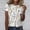 White, variant on QHWAUAKFBN T Shirts For Women Trendy Summer Short Sleeve Crew Neck Flower Printed Shirts Tee Tshirts Top