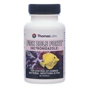 Thomas Labs Fish Zole Forte Fish Antibiotic Medication, 30 Count