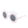 thumbnail image 1 of Lunettes de Soleil Fleuries pour Filles Mignonnes Rondes Accessoires Extérieurs pour Bébé Préscolaire Été, 1 of 3