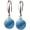 Blue Silver, variant on 12mm Natural Pearl Drop Dangle Earrings Freshwater Cultured Elegant Wedding Bridal Costume for Women Jewelry 1920s Statement Costume Birthday