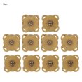 thumbnail image 2 of 10pcs/set High-grade Metal  Buckle Snap Fasteners Buttons DIY Clothing Bag Accessories, 2 of 8