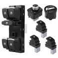 thumbnail image 2 of 5nd 959 857 5nd 959 855 Headlight Window Switch Set Window Switch Headlight Window Switch 6Pcs  Headlight Headlamp Window Mirror Switch Set For B6 CC MK5 MK6, 2 of 8