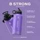 thumbnail image 2 of Botella Térmica Color Violeta 1L (32 Oz) B Strong | Libre de BPA | B Life, 2 of 8