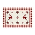 thumbnail image 2 of kladzum Christmas Doormat Velvet Rugs 23.6"x15.7" Nonslip Foot Mat Christmas Tree Decoration Door Mat Small Carpet Living Room Bedroom Bathroom Floor Mats, Xmas Holiday Decor, 2 of 6