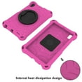 thumbnail image 6 of Dteck Case for Lenovo Tab M8 TB-8505 /TB-8705 /TB-8506（2021)/Lenovo Tab M8 TB-8505F/8505X (2019) 8-inch,Shockproof Rubber Rugged Case Kids Friendly Handle Kickstand with Shoulder Strap Cover,Rose, 6 of 8