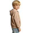 thumbnail image 3 of Generic Boys Oversized Cardigan Loose Fit Drawstring Athletic Jackets,breathable textured knit,Lightweight Fall Winter Sweatshirt Top, 3 of 5