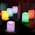 Candle Choice 6 Color Changing Flameless Votive Candles, Indoor/Outdoor, Remote Controlled
