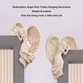 thumbnail image 4 of Resin Angel Door Frame Decoration, Elegant And Exquisite Design, Versatile Usage, European Style Charm With Awakening Angel Wing Frame Gift For Home Or Office Decor, 4 of 8