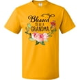 thumbnail image 3 of Inktastic Blessed to Be a Grandma with Flowers T-Shirt, 3 of 5