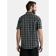 thumbnail image 3 of George Men's & Big Men's Classic Fit Short Sleeve Button-Up Poplin Shirt, Sizes S-3XL, 3 of 5
