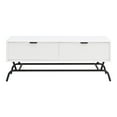 thumbnail image 3 of Furniture of America Estee 2-Drawer Wood Indoor Coffee Table, White Pure, 3 of 8