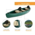thumbnail image 5 of Lifetime Wasatch 13 ft Canoe, Forest Green (90561), 5 of 16