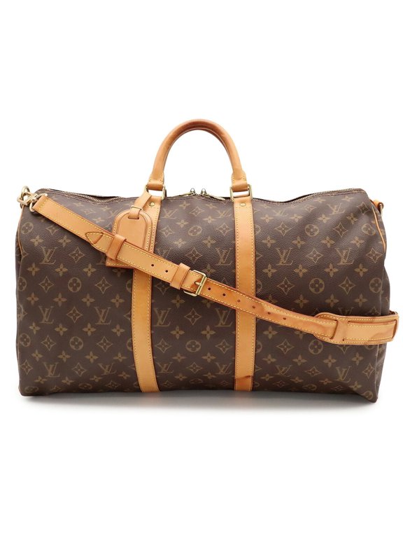 Pre-Owned LOUIS VUITTON Louis Vuitton Monogram Keepall Bandoulière 50 Boston Bag Travel...